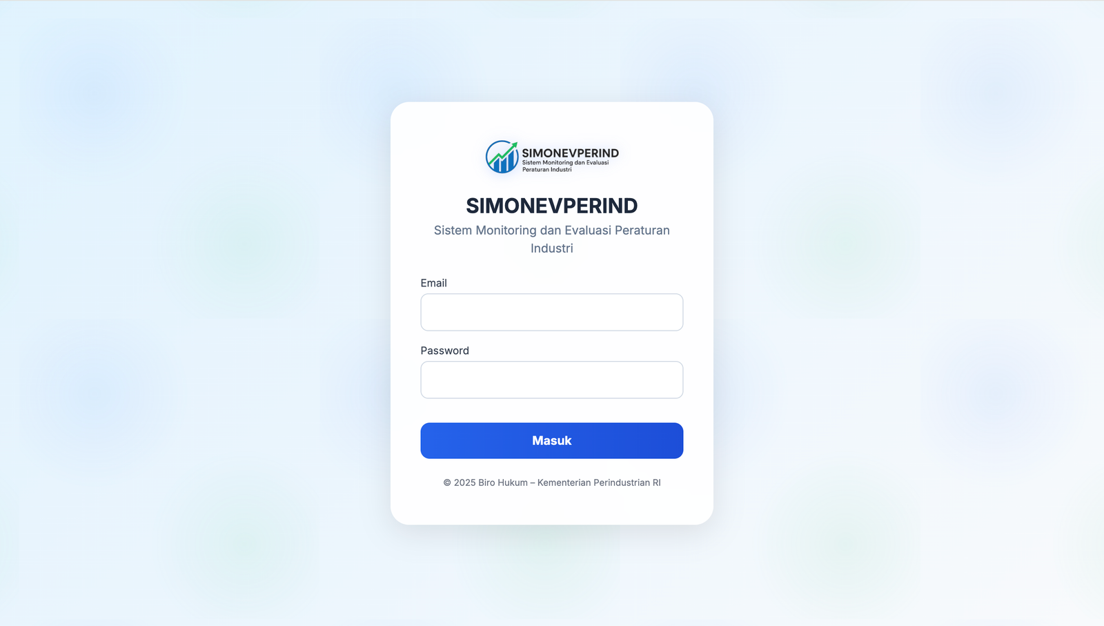 Sistem Monitoring dan Evaluasi Peraturan Industri - Project Laravel Nasrul